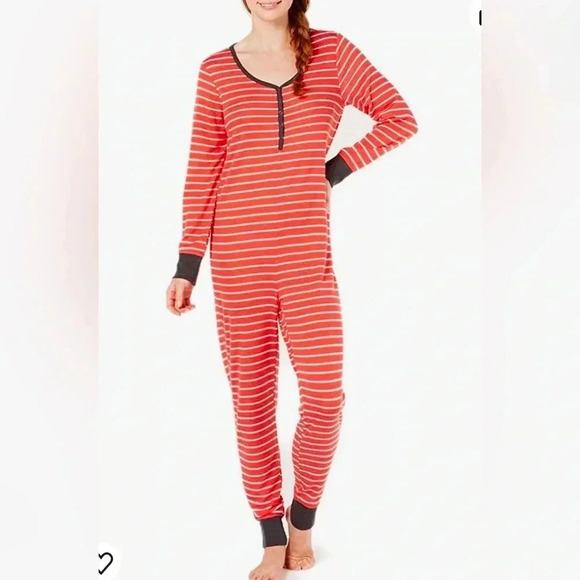 Jenni Soft Printed One Piece Pajamas (L NEW NO TAGS - Picture 1 of 7